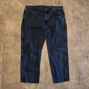 Black Denim | RUSTLER | Straight Jean